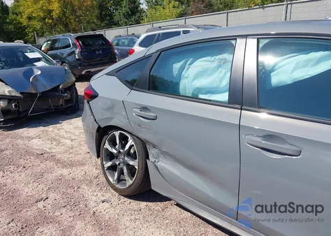 2025 Honda Civic Hybrid Sport Touring from USA, damaged, VIN 19XFL4H96SE016564